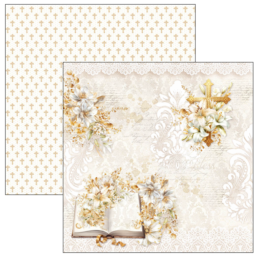 Blessing Day Paper Pad 12"x12" 12/Pkg