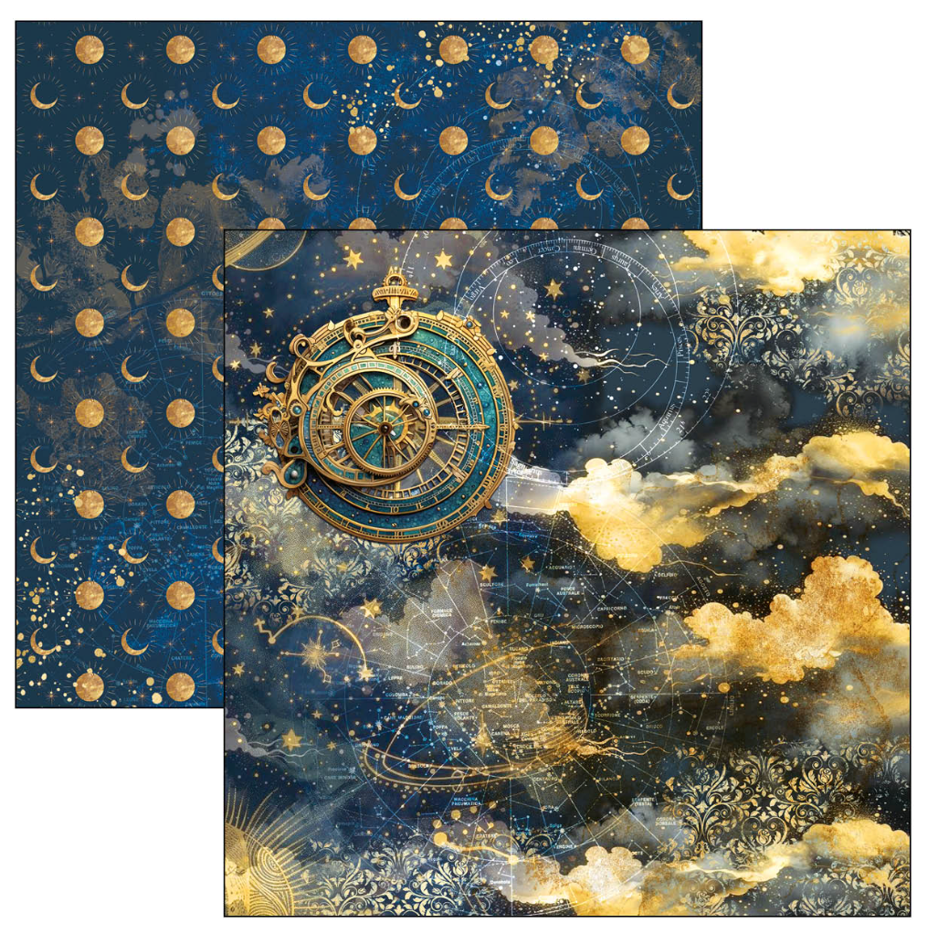 Celestial Paper Pad 12"x12" 12/Pkg