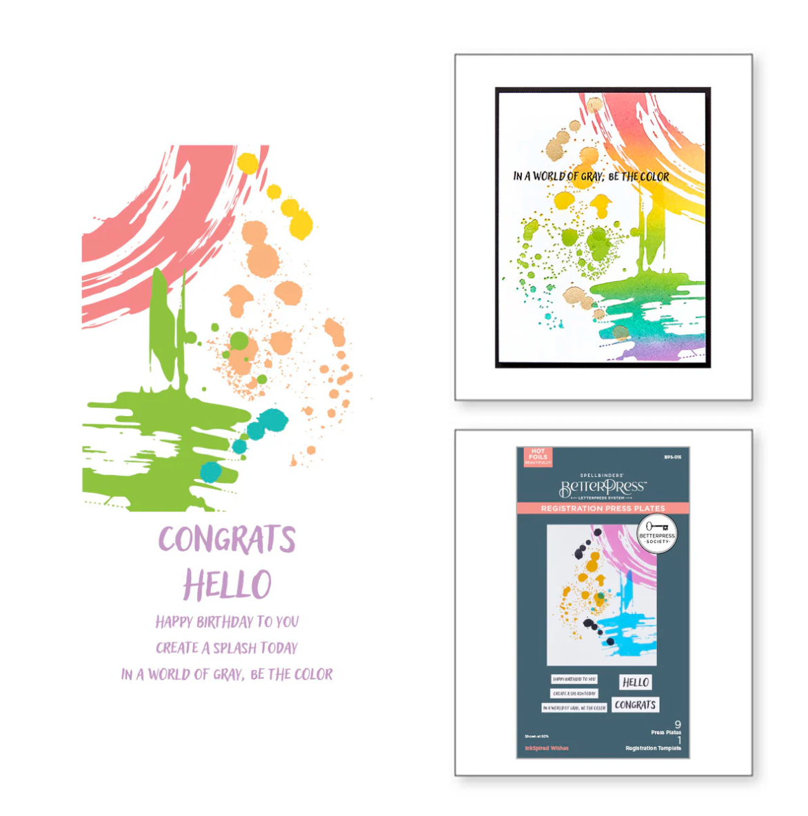 InkSpired Wishes Press Plates