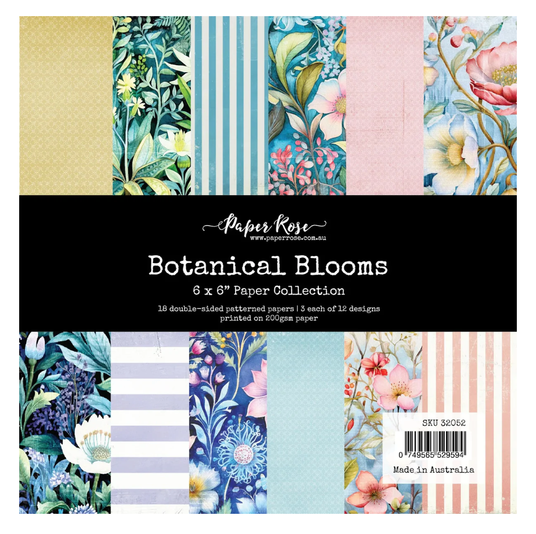 Botanical Blooms 6x6 Pad & Die Cut Bundle