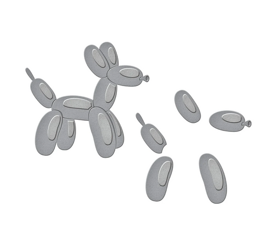 Balloon Party Animal Etched Dies