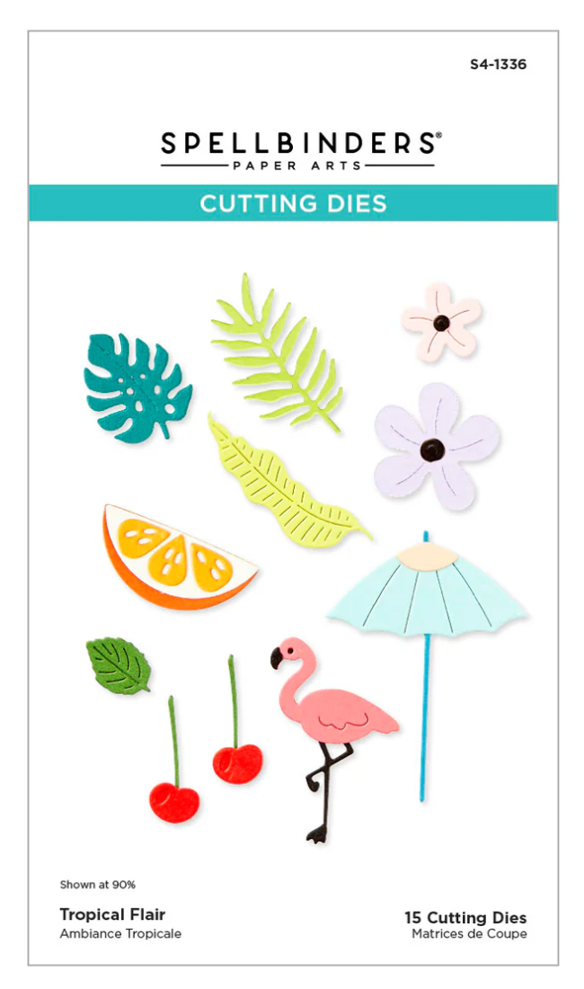 Tropical Flair Etched Dies