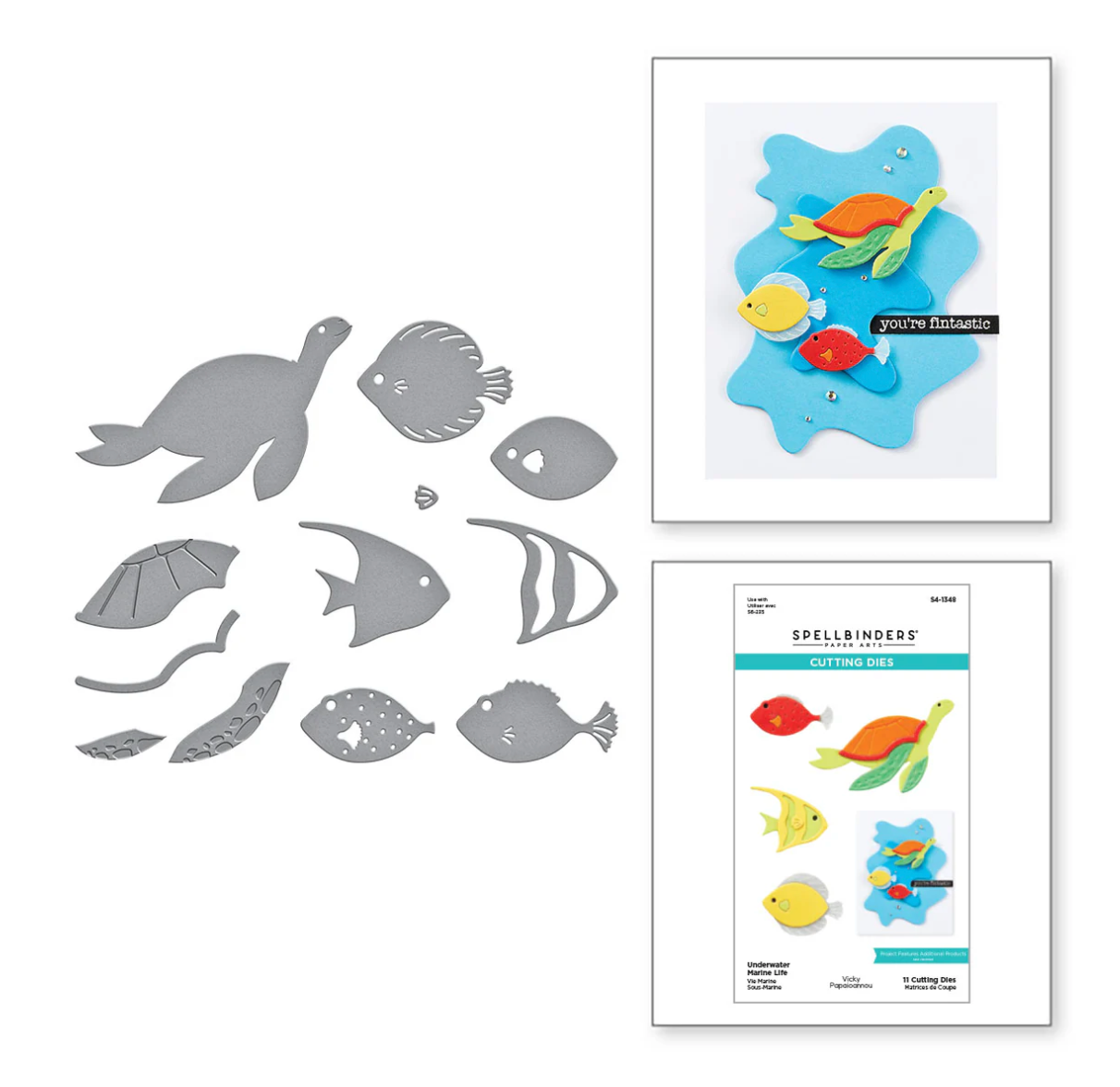 Underwater Marine Life Etched Dies