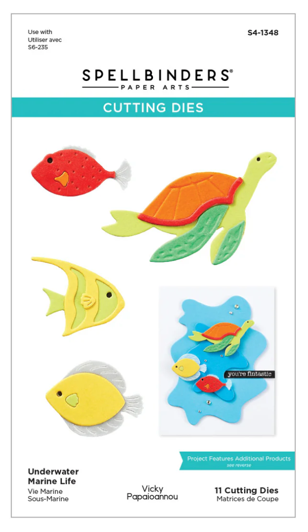 Underwater Marine Life Etched Dies