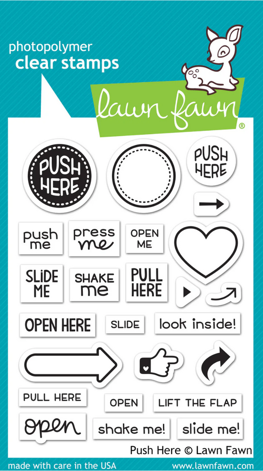 Push Here Stamp & Die Bundle