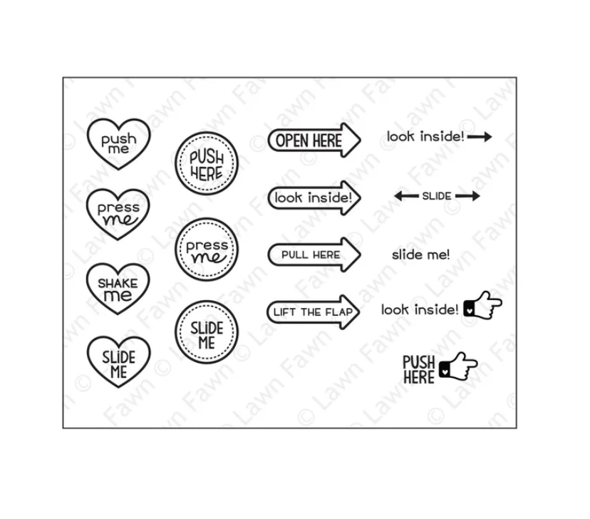 Push Here Stamp & Die Bundle
