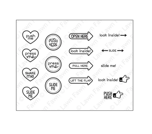 Push Here Stamp & Die Bundle