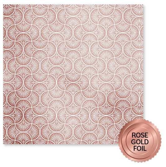 Wedding Joy Foil Rose Gold 6x6 Paper Collection