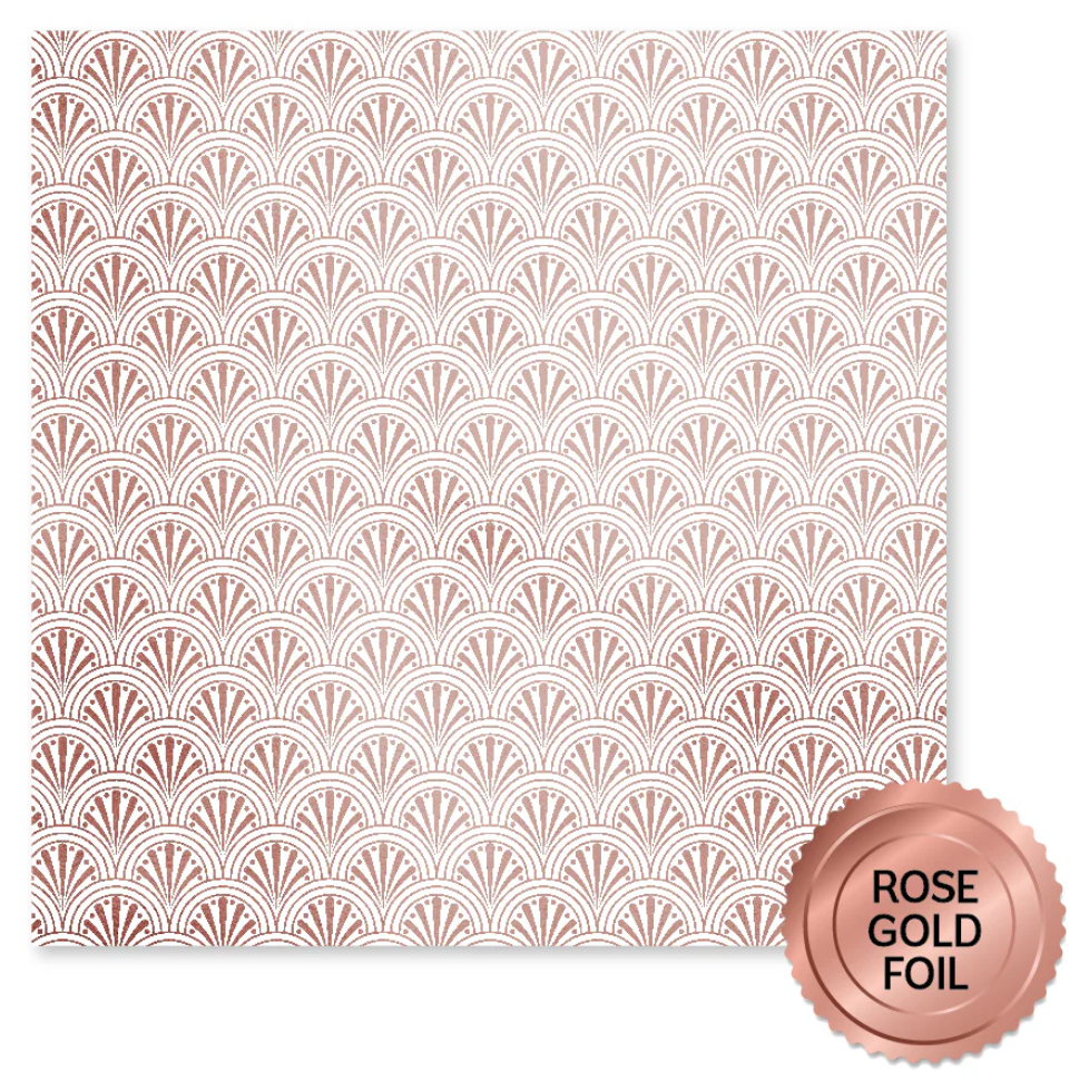 Wedding Joy Foil Rose Gold 6x6 Paper Collection