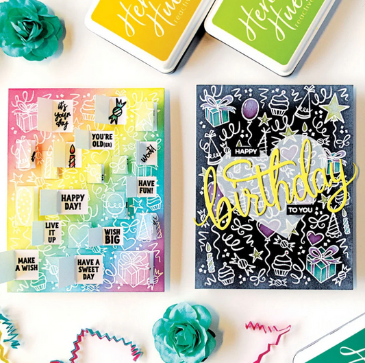 Wish Big Peek-A-Boo Parts Die & Clear Stamps Bundle