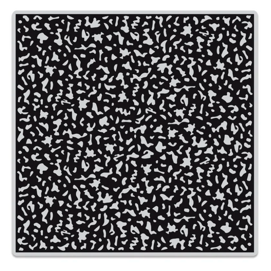 Composition Notebook Pattern Bold Prints Cling Rubber