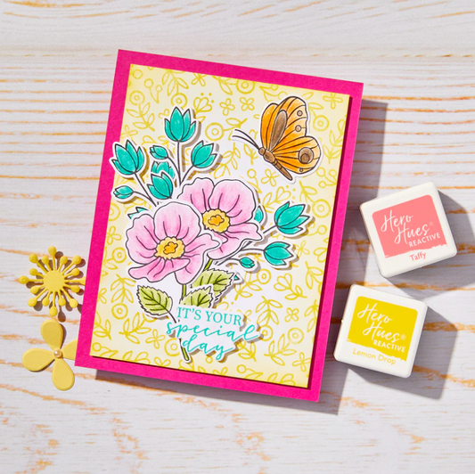 Hero Arts Special Day Butterfly Stamp & Cut