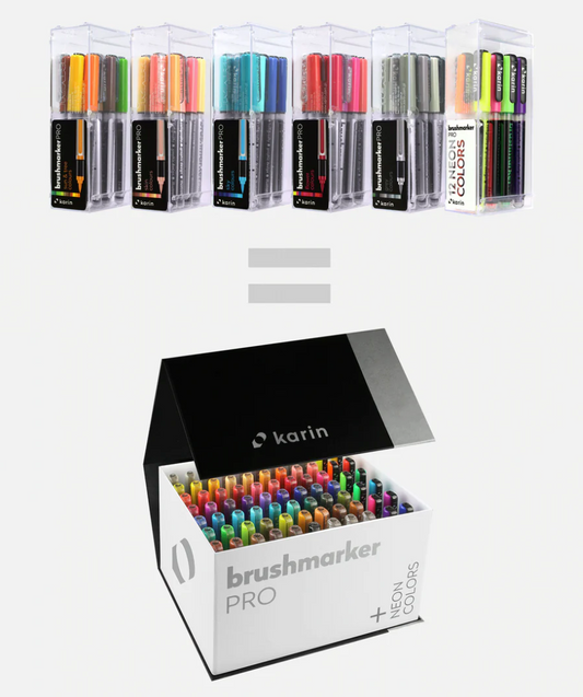 Karin Brushmarker PRO 72pc Mega Box PLUS Set