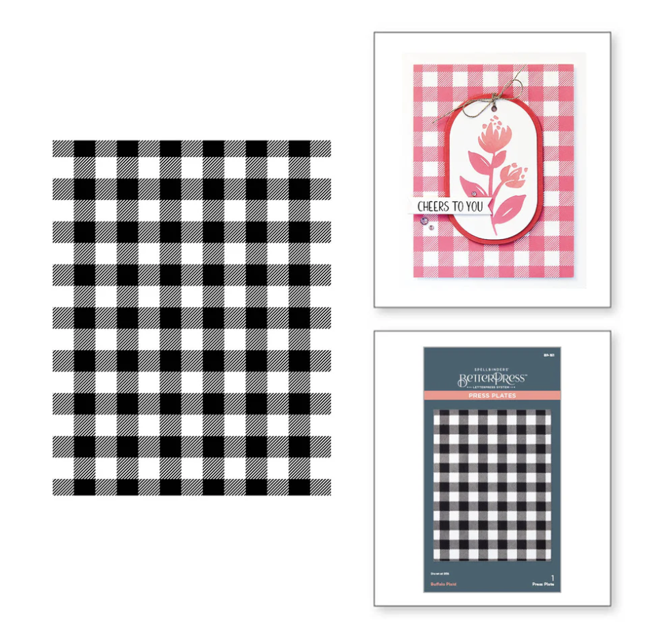Buffalo Plaid Press Plate