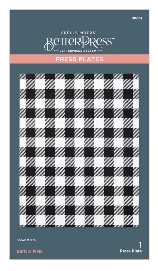 Buffalo Plaid Press Plate