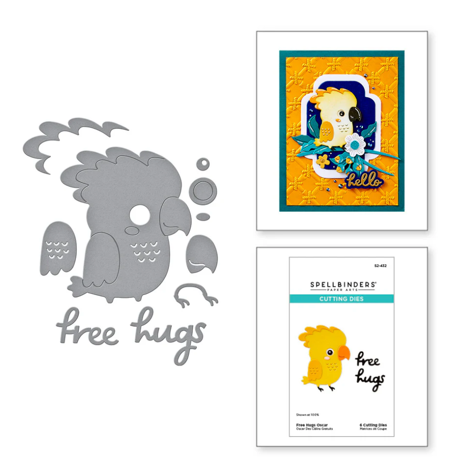Free Hugs Oscar Etched Dies