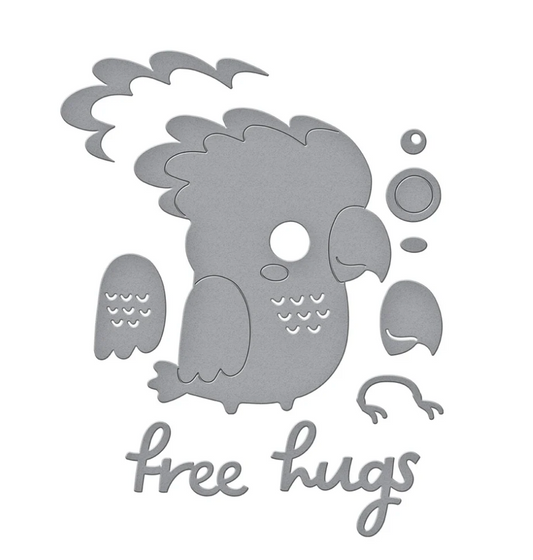 Free Hugs Oscar Etched Dies