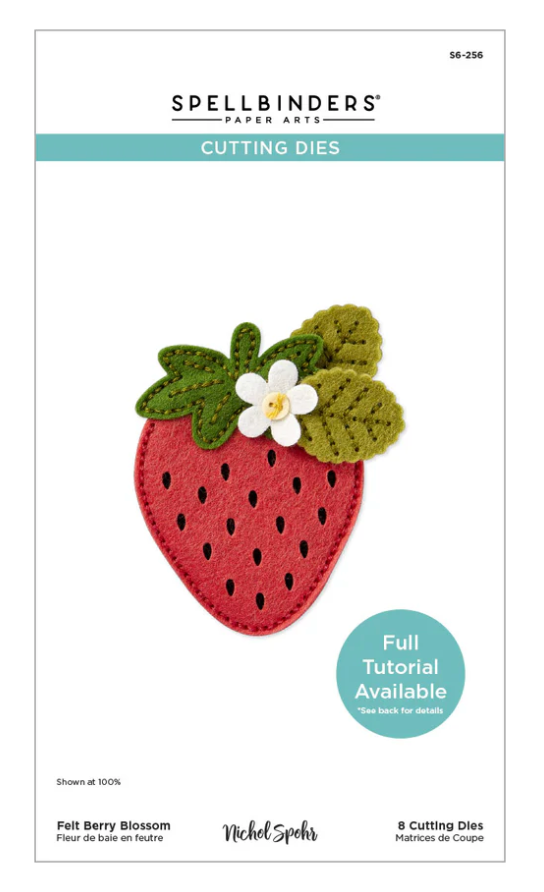 Felt Berry Blossom Etched Dies
