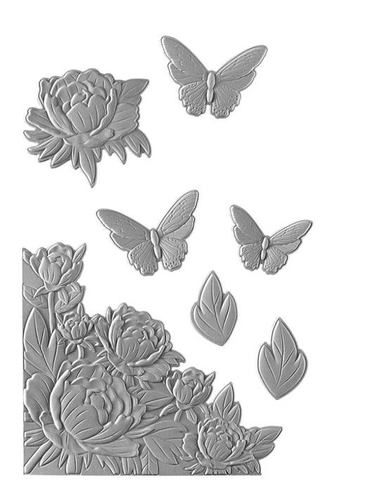 Blooming Butterflies 3D Emboss & Cut Folder