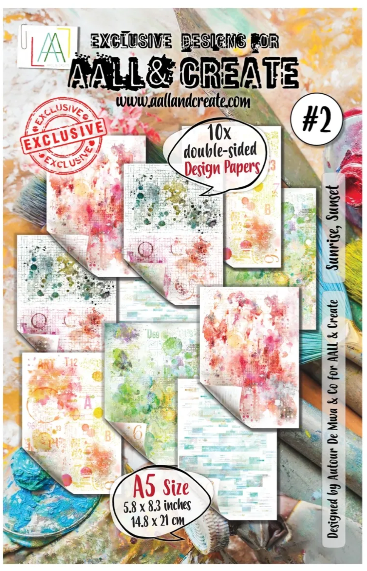 Sunrise, Sunset Double Sided Paper - AALL & Create