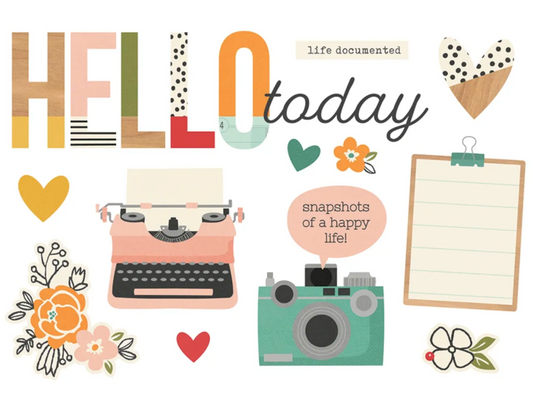 Hello Today - Simple Stories Page Pieces