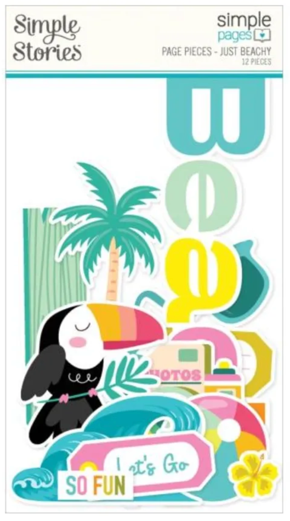 Just Beach - Simple Stories Page Pieces
