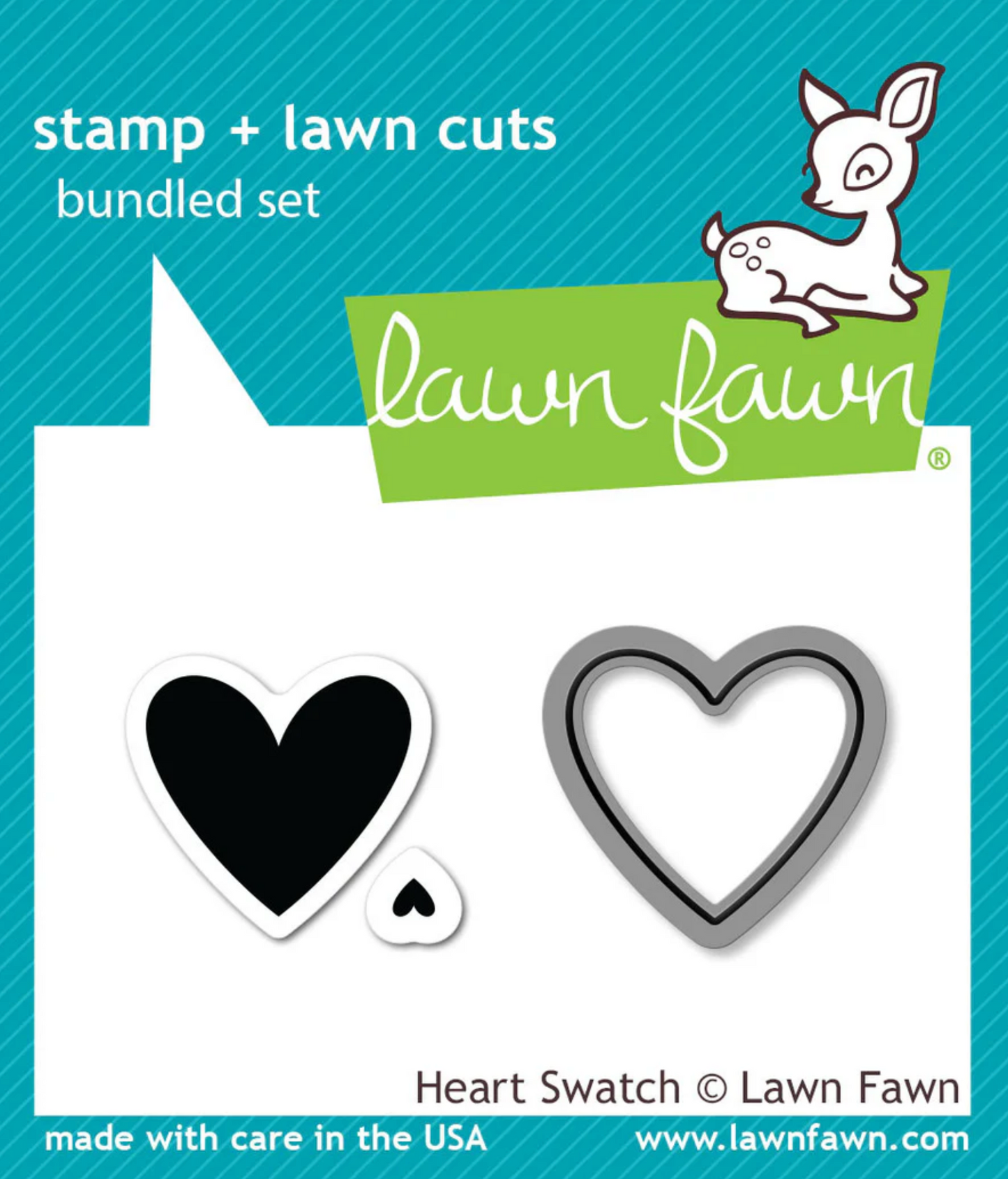 Heart Swatch Die and Stamp set