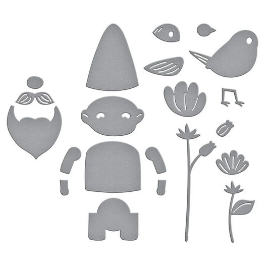 Garden Buddies Etched Dies