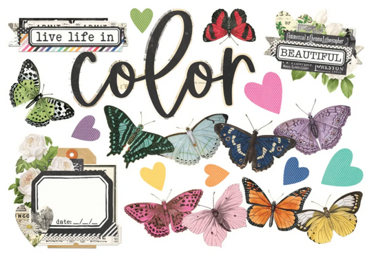 Simple Vintage Essentials Color Palette - Simple Stories Page Pieces