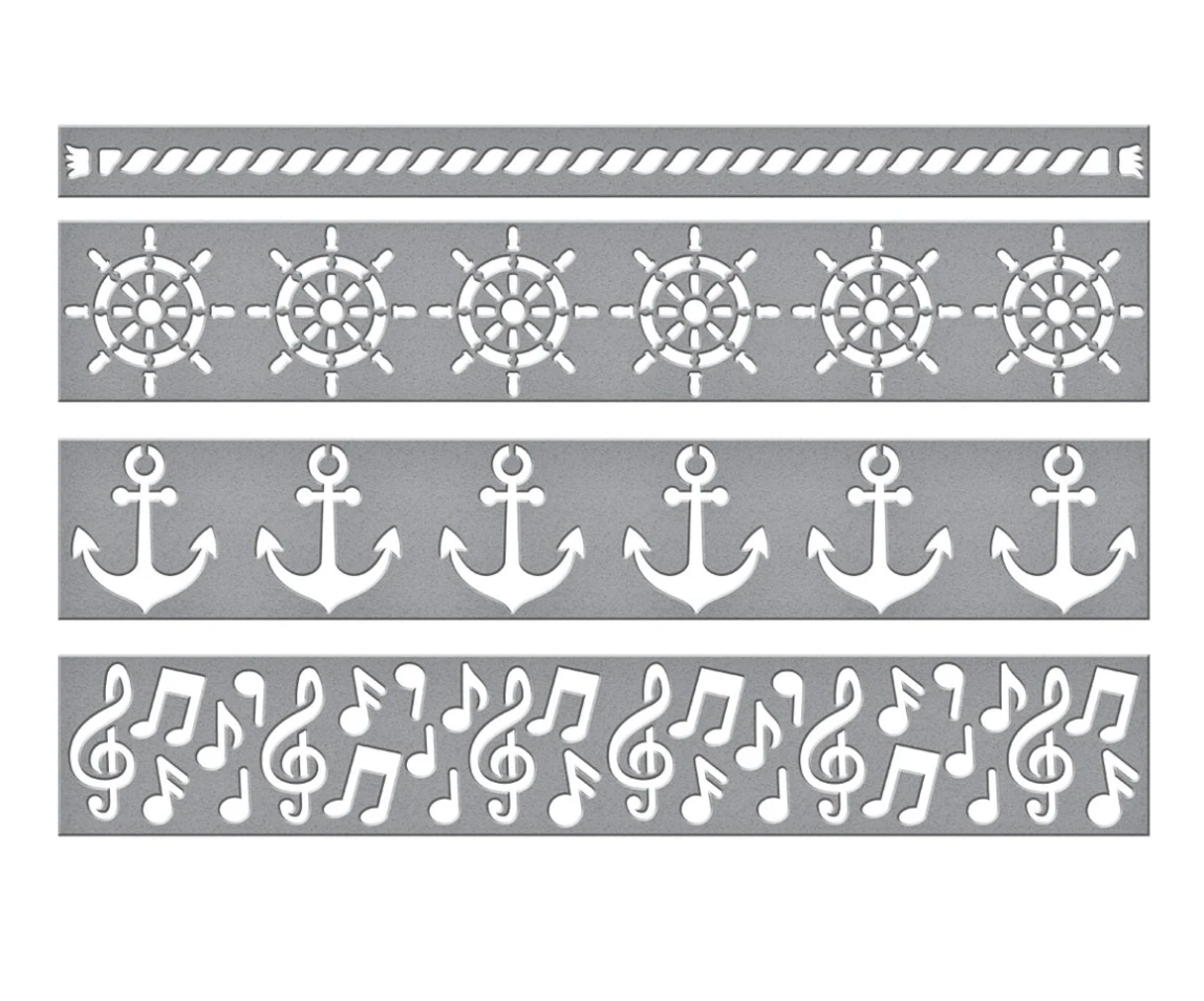 Classic Mouse Borders Etched Dies
