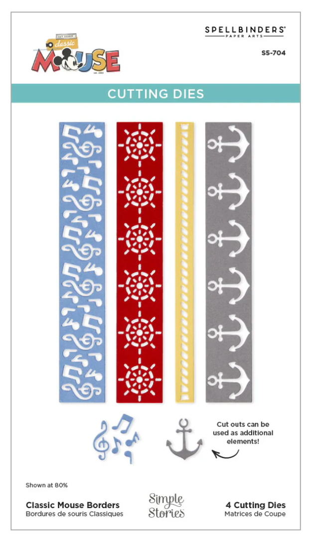 Classic Mouse Borders Etched Dies