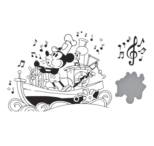 Steamboat Willie Press Plate & Die Set