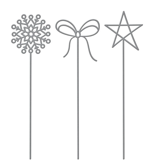 Sealed Holiday Squiggles Etched Dies