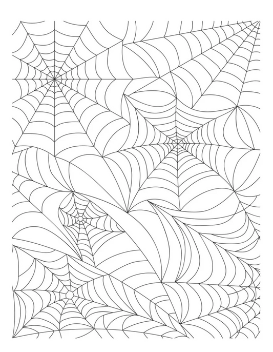 Spider Web Background Press Plate