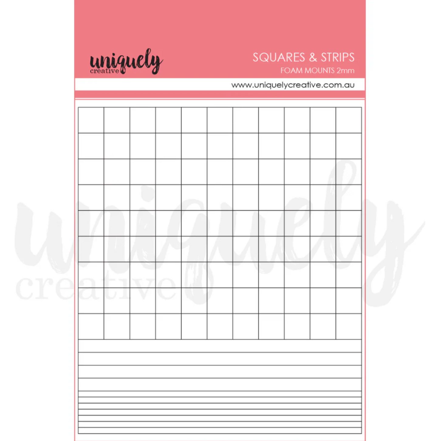 Foam Mounts Squares & Strips