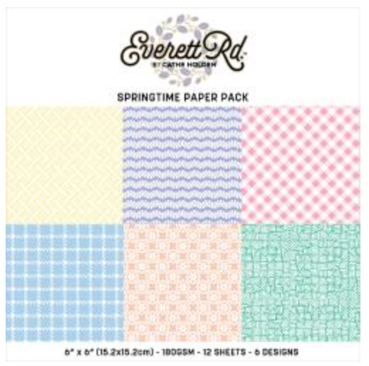 Everett Rd. Springtime Paper Pack 6"X6"