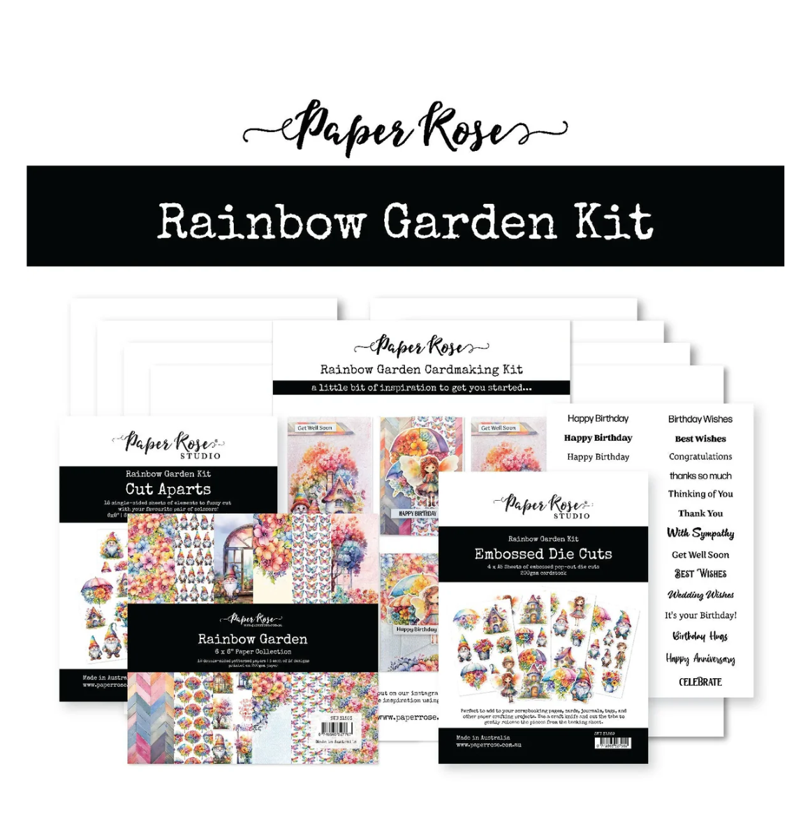 Rainbow Garden Cardmaking Kit