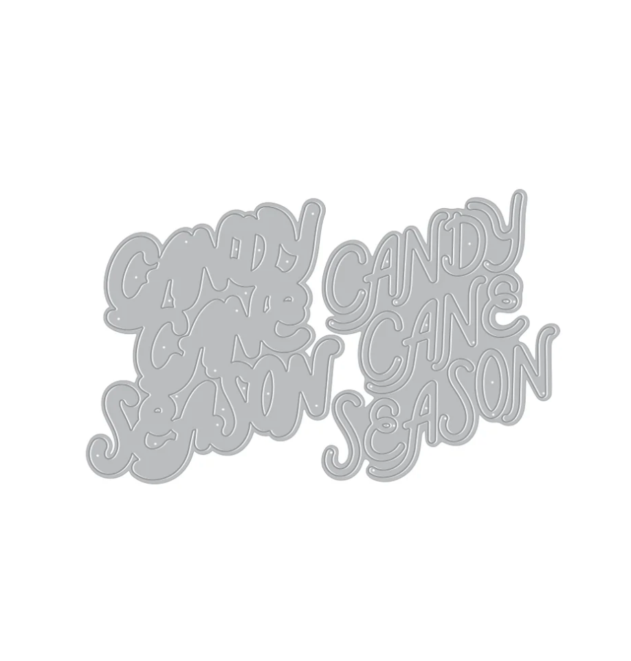 Hero Arts Candy Cane Season Etched Dies