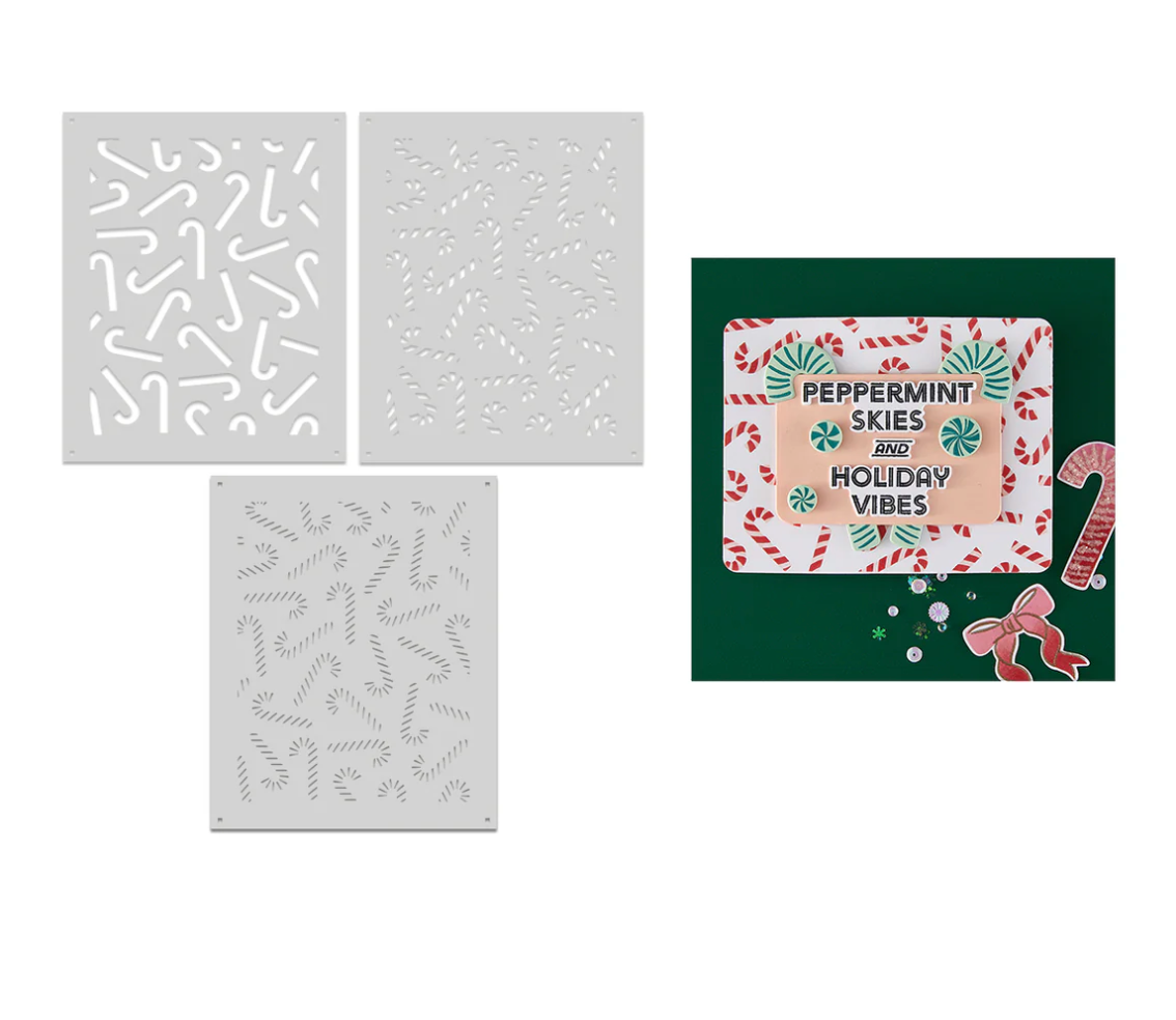 Hero Arts Candy Cane Toss Up Stencil