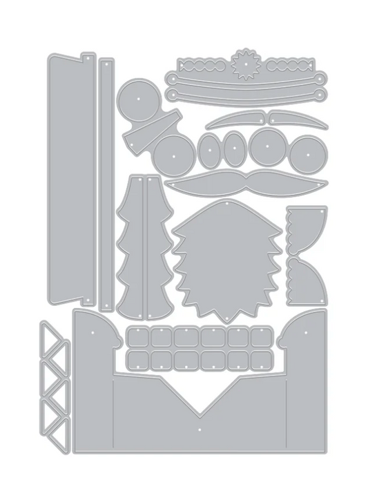 Hero Arts Big Mouth Nutcracker Etched Dies