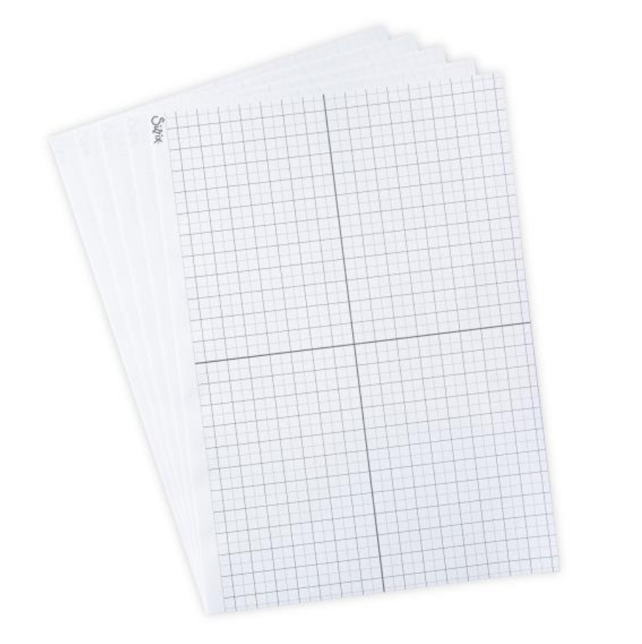 Sizzix Accessory Sticky Grid Sheets 8.25"X11.75"