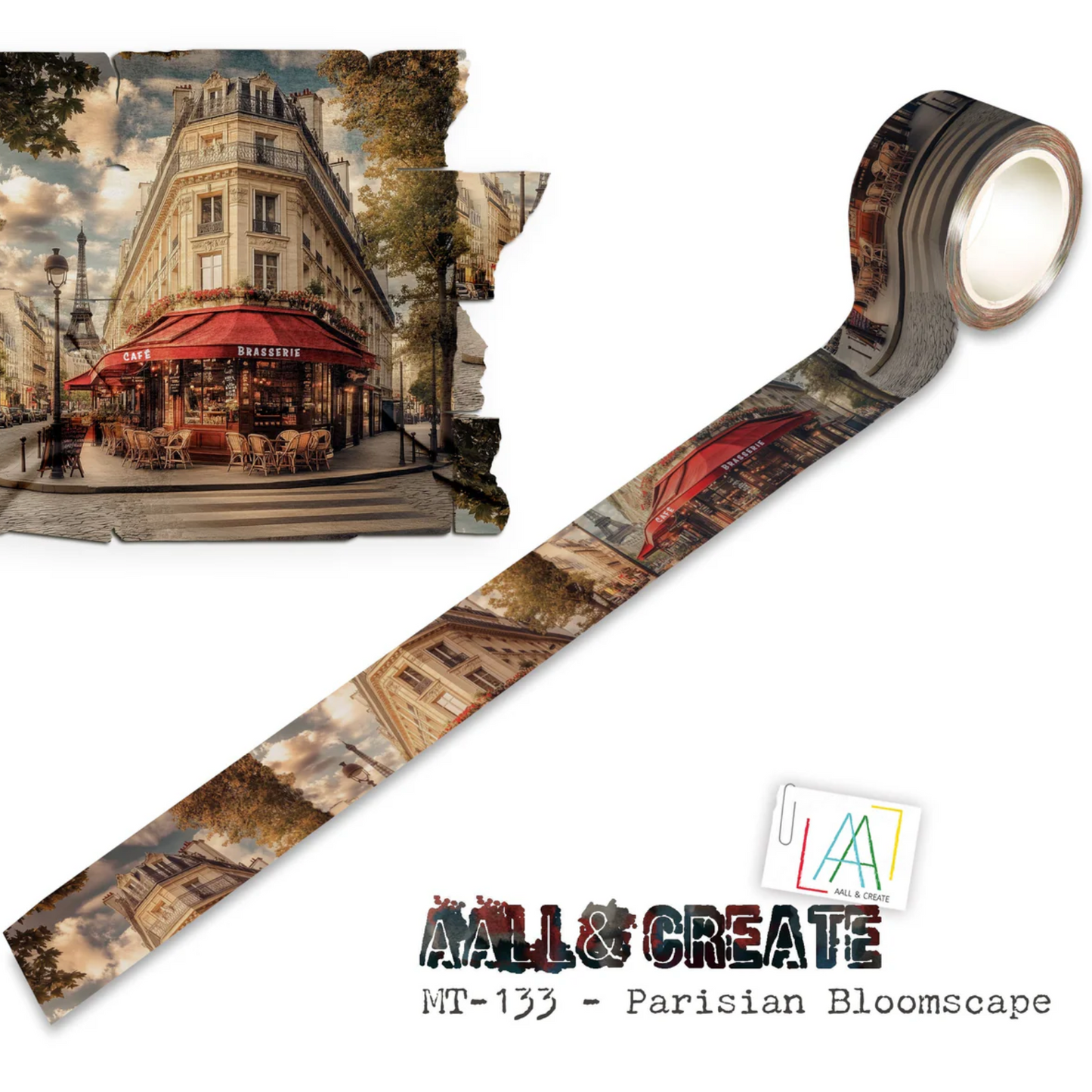 Parisian Bloomscape Layered Washi Tape