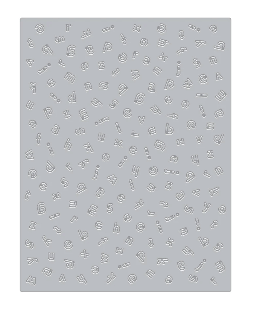 Hero Arts Alphabet Embossing Plate