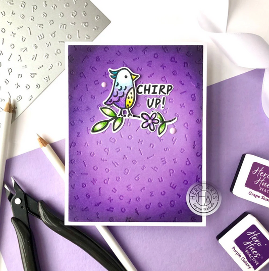 Hero Arts Alphabet Embossing Plate