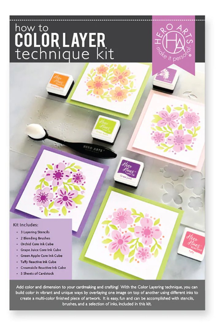 Hero Arts How To Color Layer Technique Kit