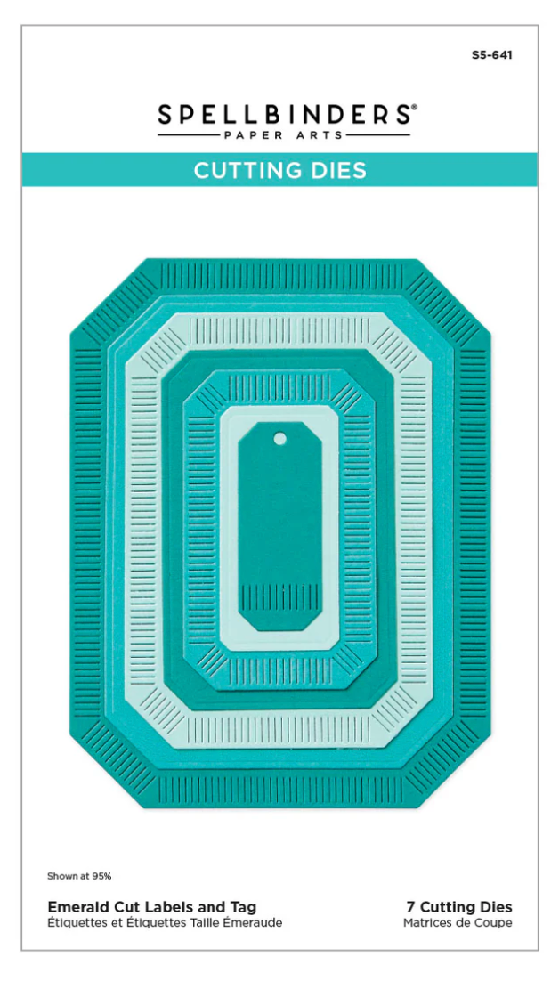 Spellbinders Emerald Cut Labels and Tag Etched Dies