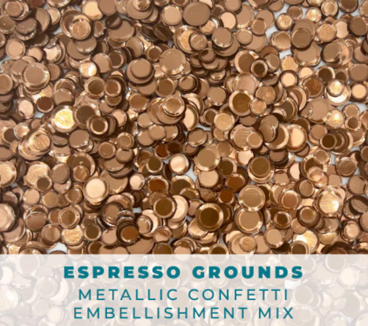 Trinity Stamps Espresso Grounds Confetti Embellishment Mix