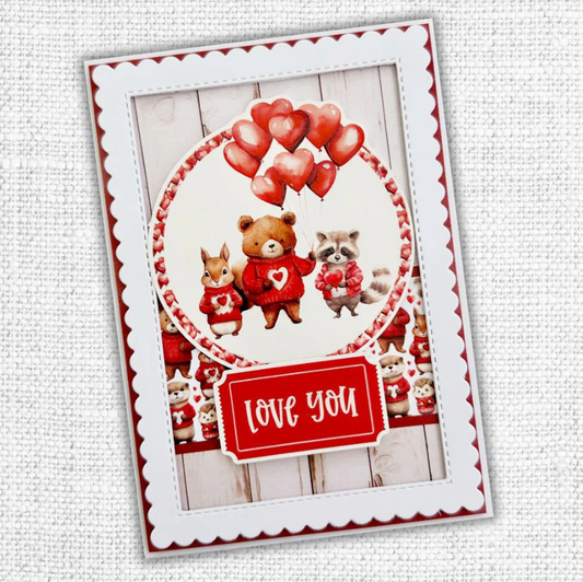 Scalloped Rectangle Frames Metal Cutting Die