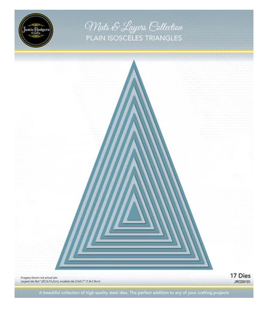 Jamie Rodgers Crafts Plain Isosceles Triangle Die Set