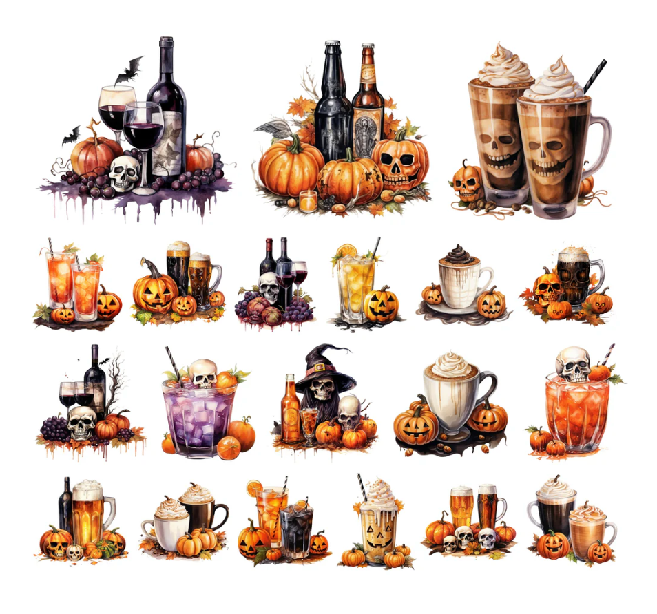 Spooky Libations Ephemera Pack